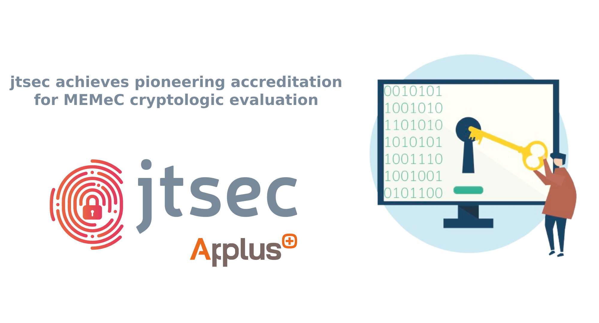jtsec achieves pioneering accreditation for MEMeC cryptologic evaluation